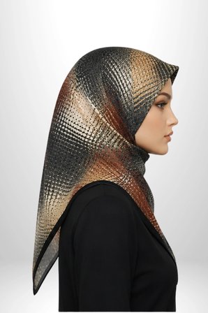 Aker Sura İpek Desenli Eşarp 9061701