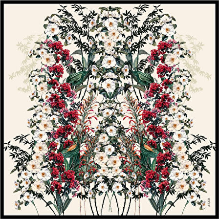 Sonbahar Kış Sezonu-İpek Krep Saten Eşarp - Sura - 9079701