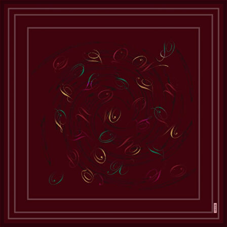 Sonbahar Kış Sezonu-İpek Krep Saten Eşarp - Sura - 9091701