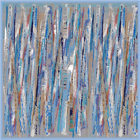 Sonbahar Kış Sezonu-İpek Krep Saten Eşarp - Sura - 9096701