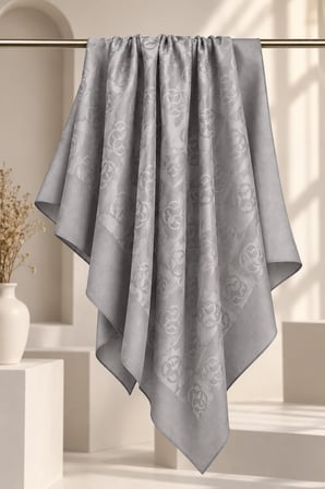 Kendinden Desenli Şık Kadın Kare Eşarp 6070550-STD 971