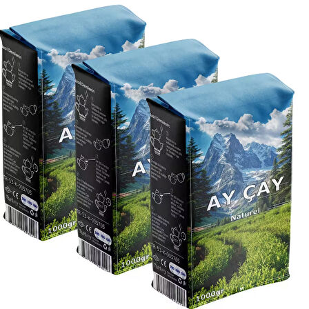 Ay Çay Naturel 3x1000Gr.