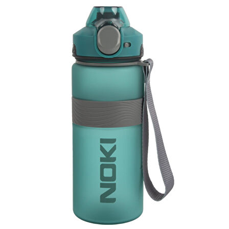Noki Tritan Soft Touch Auto Kapak Silikon Bantlı Askılı Matara 750 ml (T-0121)