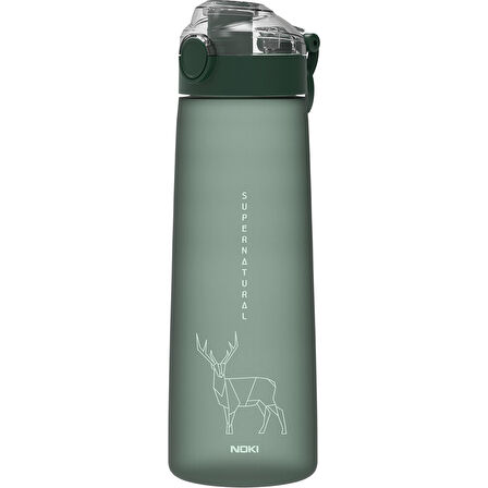 Noki Su Matarası Tritan Auto Kapak Soft Touch 730 ml Yeşil