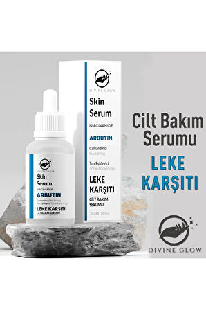 Arbutin Leke Karşıtı & Canlandırıcı & Aydınlatıcı Cilt Bakım Serumu 30 ml