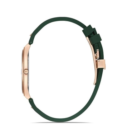 Momentus Em345R-15Yr Quartz Silikon Yeşil Safir Cam 40 Mm Erkek Kol Saati