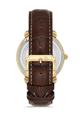 HISLON CL203G-02KG KAHVERENGİ DERİ KORDON ERKEK KOL SAATİ