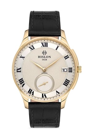 Hislon CL120G-08KGS Safir Cam Erkek Kol Saati