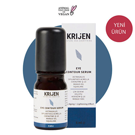 Çin Geveni & Diş Otu & Koenzim Q10 Göz Çevresi Serumu 5 Gr   Aydınlatıcı Bakım