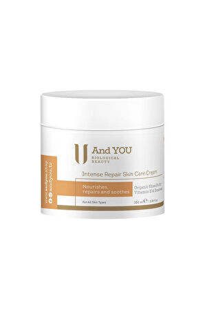 And You Intense Repair Skin Care Cream / Yoğun Nemlendirici Cilt Bakım Kremi 100 ml