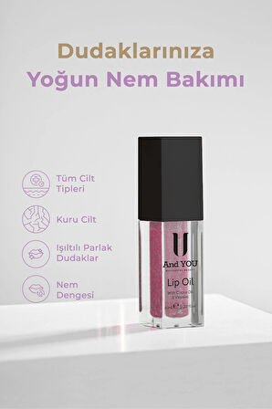 And You Lip Oil /  Dudak Yağı 6 ml