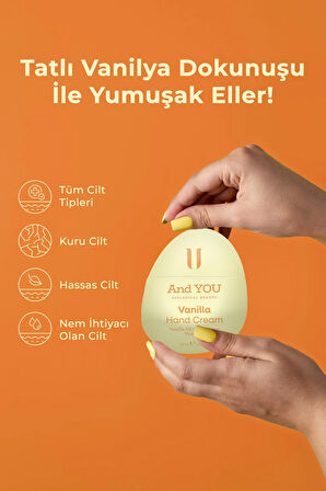 And You Vanılla Cream / Vanilyalı El Kremi 30 ml