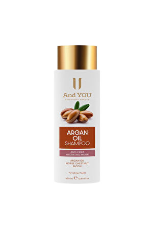 And You Argan Oİl Shampoo / Argan Yağlı Şampuan 400 ml