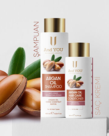 And You Argan Oıl Haır Care Condıtıoner / Argan Yağlı Saç Bakım Kremi 200 ml