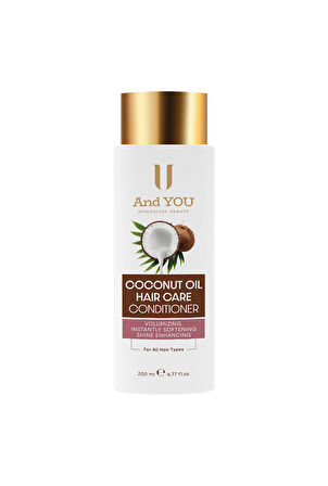 And You Coconut Oıl Haır / Hindistan Cevizi Yağı Saç Bakım Kremi 200 ml