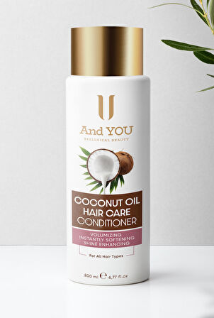 And You Coconut Oıl Haır / Hindistan Cevizi Yağı Saç Bakım Kremi 200 ml