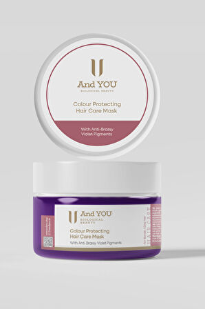 And You Colour Protectıng Haır Care Mask / Renk Koruyucu Saç Bakım Maskesi 250 ml