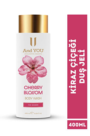 And You Body Wash (Cherry Blossom) Duş Jeli Kiraz Çiçeği 400 ml