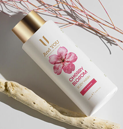And You Body Wash (Cherry Blossom) Duş Jeli Kiraz Çiçeği 400 ml
