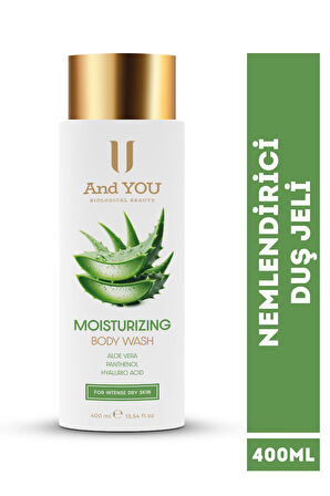 And You Body Wash Moisturizing / Duş Jeli Nemlendirici 400 ml