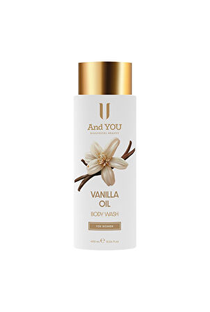 And You Body Wash (Vanilla Oıl) Duş Jeli Vanilyalı 400 ml