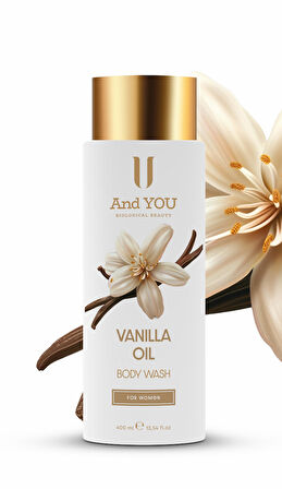 And You Body Wash (Vanilla Oıl) Duş Jeli Vanilyalı 400 ml