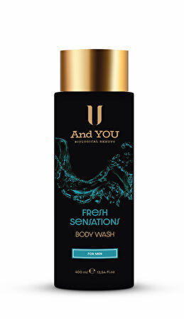 And You Body Wash (For Men) Duş Jeli Erkekler İçin 400 ml