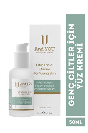 And You Ultra Facıal Cream For Young Skın / Genç Ciltler İçin Yüz 50 ml