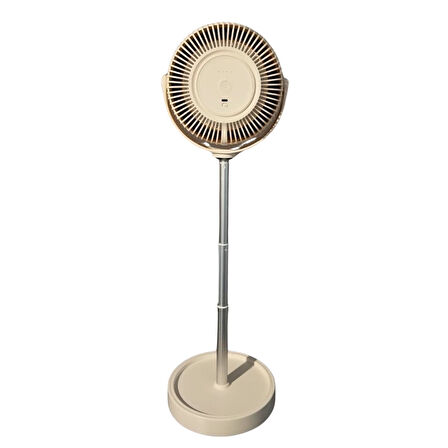 bigmate Masa Tipi Midi Fan – Taşınabilir Şarjlı Kademeli Hız ve Yükseklik Ayarı YS2298A