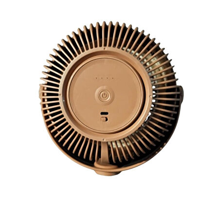 bigmate Masa Tipi Midi Fan – Taşınabilir Şarjlı Kademeli Hız ve Yükseklik Ayarı YS2298A