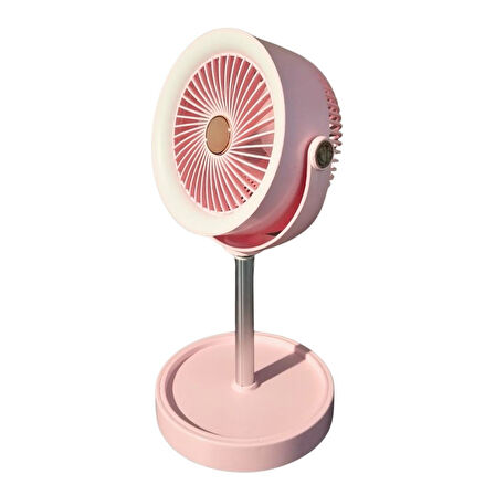bigmate Masa Tipi Midi Fan – Taşınabilir Şarjlı Kademeli Hız ve Yükseklik Ayarı YS2298B