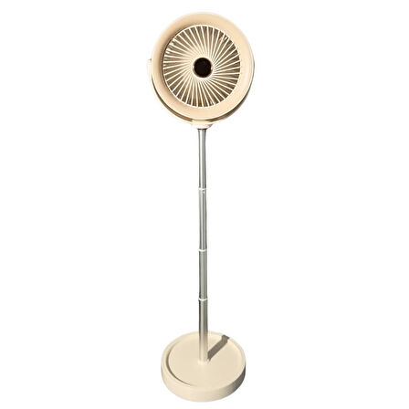 bigmate Masa Tipi Midi Fan – Taşınabilir Şarjlı Kademeli Hız ve Yükseklik Ayarı YS2298B