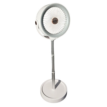 bigmate Masa Tipi Midi Fan – Taşınabilir Şarjlı Kademeli Hız ve Yükseklik Ayarı YS2298B