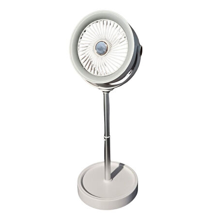 bigmate Masa Tipi Midi Fan – Taşınabilir Şarjlı Kademeli Hız ve Yükseklik Ayarı YS2298B