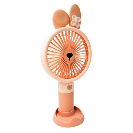 bigmate Mini El Fanı Taşınabilir Serinletici Şarjlı Vantilatör 3 Kademeli Hız Ayarı FQ1536C