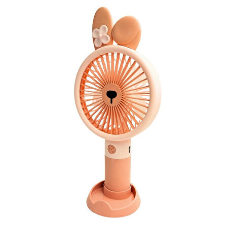 bigmate Mini El Fanı Taşınabilir Serinletici Şarjlı Vantilatör 3 Kademeli Hız Ayarı FQ1536C