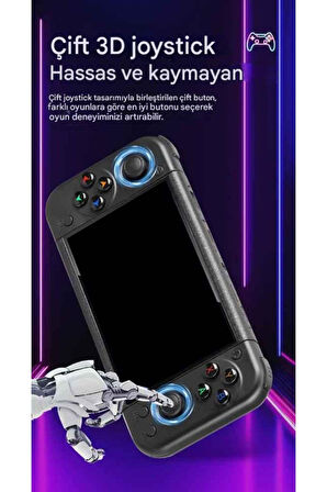 RG50XX Retro Oyun Konsolu,5 İnç HD IPS Ekran,Çift Joystick,64GB Kart,Linux Sistem,HD TV Out Konsol