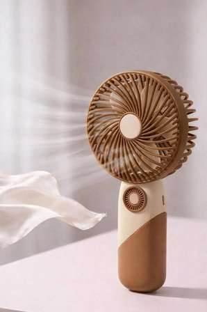 Taşınabilir Mini El Fanı Şarjlı 3 Kademeli USB Fan Sessiz Güçlü Rüzgar Vantilatör
