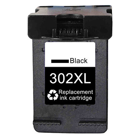 Hp 302XL-F6U68AE Siyah Sıfır Muadil Kartuş Yüksek Kapasiteli