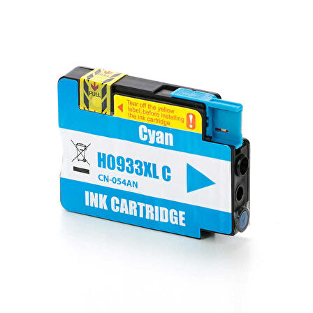 Hp 933XL-CN054AE Mavi Muadil Kartuş