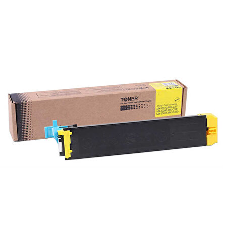 Sharp DX-C38GTY Sarı Muadil Fotokopi Toner