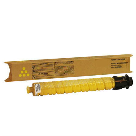 Ricoh Aficio MP-C2003 Sarı Muadil Fotokopi Yüksek Kapasiteli Toner