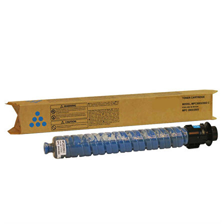 Ricoh Aficio MP-C2003 Mavi Muadil Fotokopi Toner Yüksek Kapasiteli