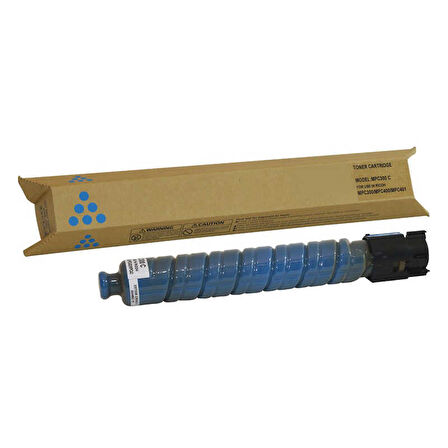 Ricoh Aficio MP-C300 Mavi Muadil Fotokopi Toner
