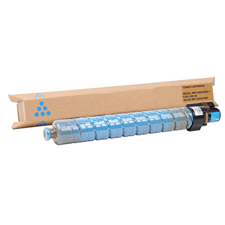 Ricoh Aficio MP-C3002 Mavi Muadil Fotokopi Toner
