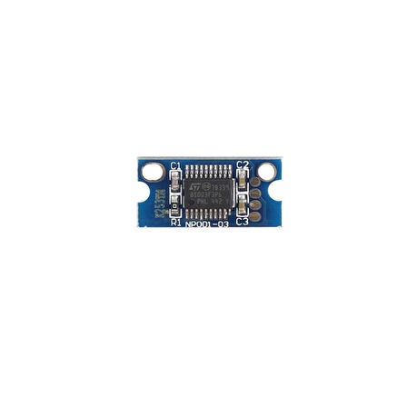Konica Minolta TN-214-A0D7454 Mavi Fotokopi Muadil Toner Chip