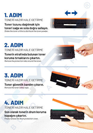 Canon CRG-067H5106C002 Siyah Chipli Muadil Toner Yüksek Kapasiteli