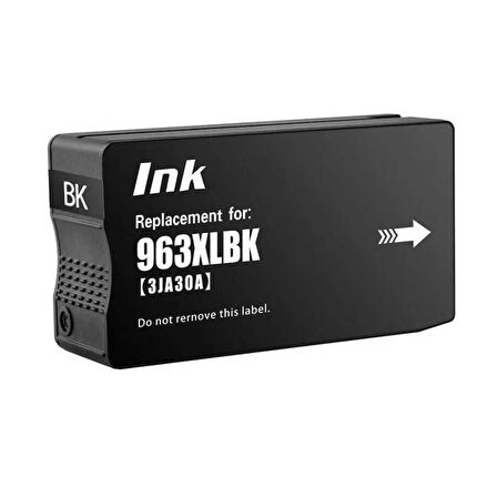 Hp 963XL-3JA30AE Siyah Muadil Kartuş Yüksek Kapasiteli