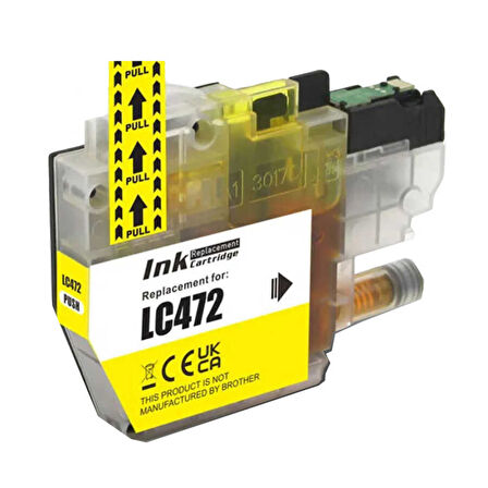 Brother LC472Y Sarı Muadil Kartuş