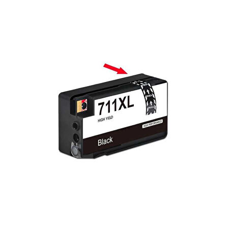 Hp 711XL-CZ133A Üçlü Siyah Yüksek Kapasiteli Muadil Kartuş Paketi